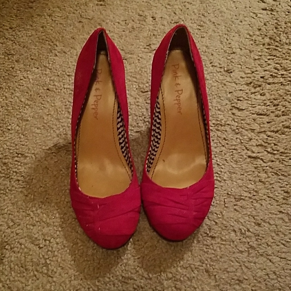 Red high heels